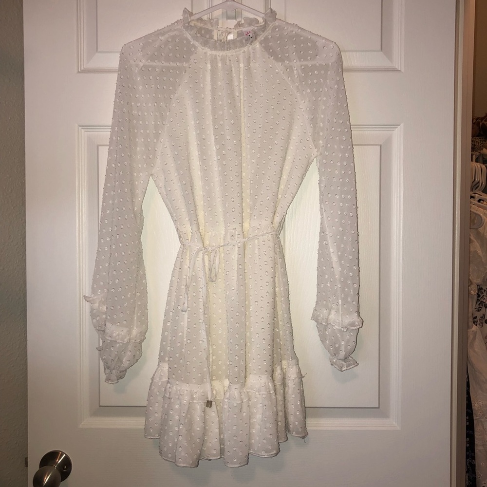 Polka Dot Long Sleeve Dress